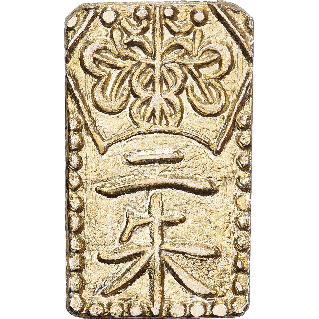 Japan, Kōmei, 2 Shu, Manen, 1860-1869, Edo, Electrum, VZ