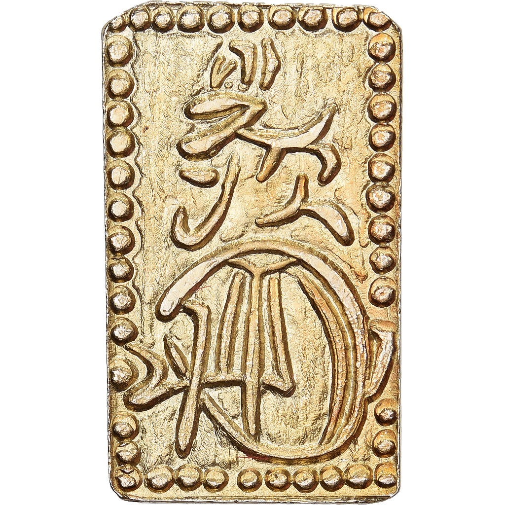 Japonia, Kōmei, 2 Shu, Manen, 1860-1869, Edo, Elektrum, AU(55-58)