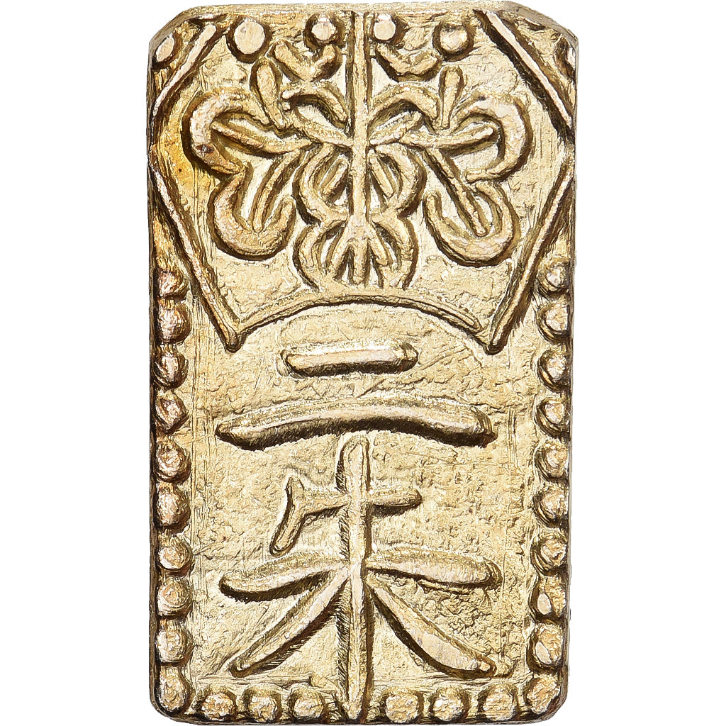 Japonia, Kōmei, 2 Shu, Manen, 1860-1869, Edo, Elektrum, AU(55-58)