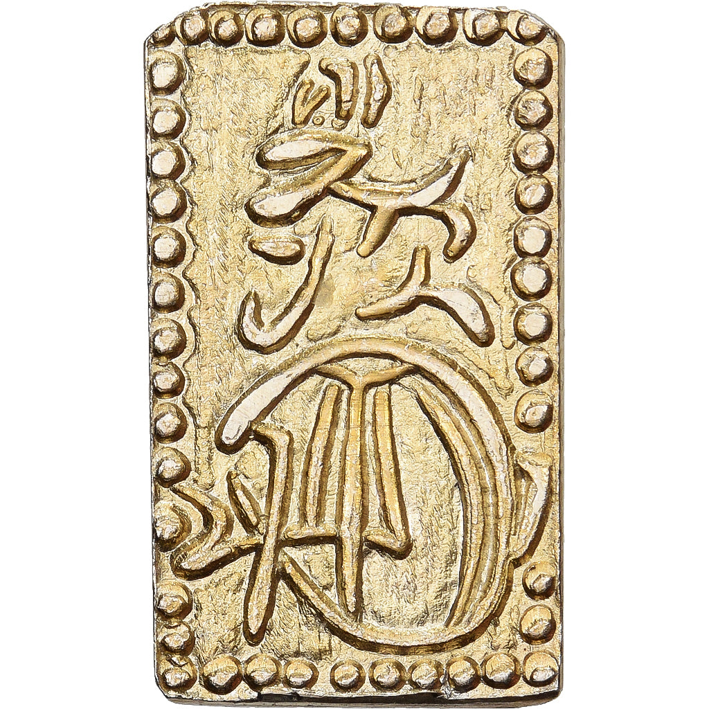 Japan, Kōmei, 2 Shu, Manen, 1860-1869, Edo, Electrum, VZ