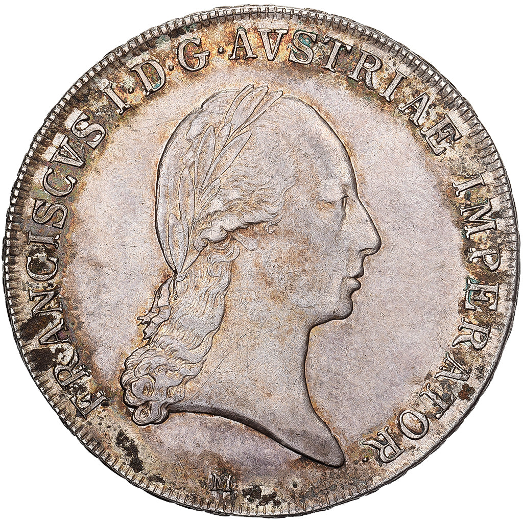 Austria, Franz I, Thaler, 1820, Milan, Silver, AU(50-53)