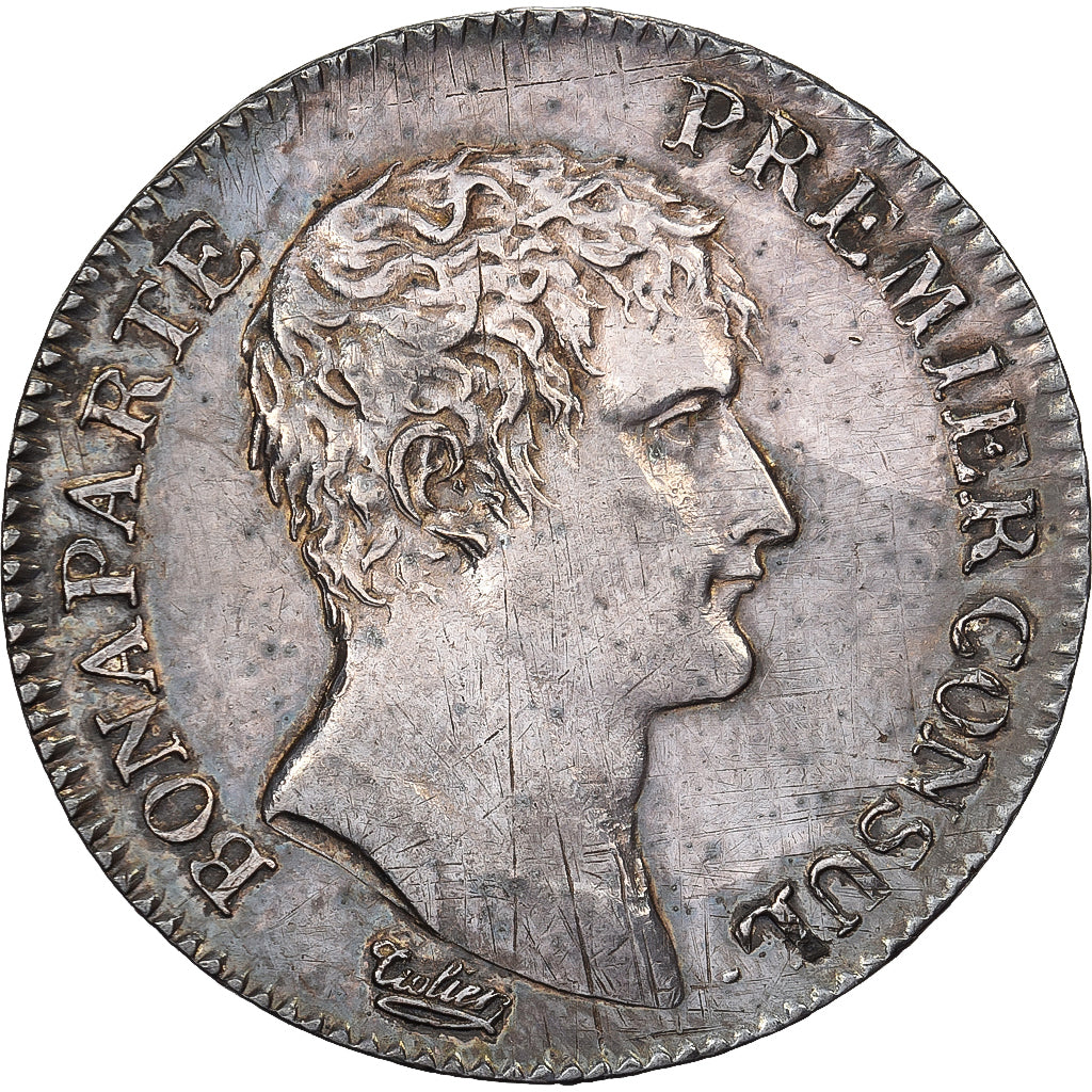 Frankrijk, Napoléon Bonaparte, 1 Franc, An 12, Paris, Zilver, PR, Gadoury:443