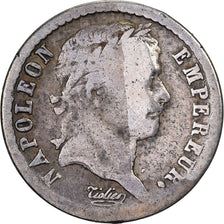 Francja, Napoleon I, Demi Franc, 1808, Paris, Srebro, F(12-15), Gadoury:398