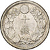 Japon, Mutsuhito, 10 Sen, Ère Meiji, Yr. 44 (1911), Argent, TTB+