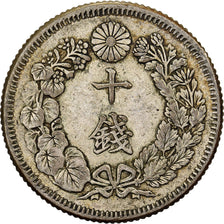 Japan, Mutsuhito, 10 Sen, Meiji Era, Yr. 42 (1909), Silver, EF(40-45)