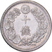 Japon, Mutsuhito, 10 Sen, Ère Meiji, Yr. 43 (1910), Argent, SUP