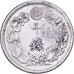 Giappone, Mutsuhito, 10 Sen, Meiji Era, Yr. 43 (1910), Argento, BB