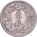 Japon, Yoshihito, 50 Sen, Ère Taishō, An 6 (1917), Argent, TTB+