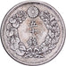 Japan, Mutsuhito, 50 Sen, Meiji Era, Yr. 43 (1910), Silver, EF(40-45)