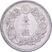 Japan, Mutsuhito, 50 Sen, Meiji Era, Yr. 41 (1908), Silver, EF(40-45)