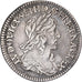 França, Louis XIII, 1/12 Ecu, 1642, Paris, Prata, EF(40-45), Gadoury:46