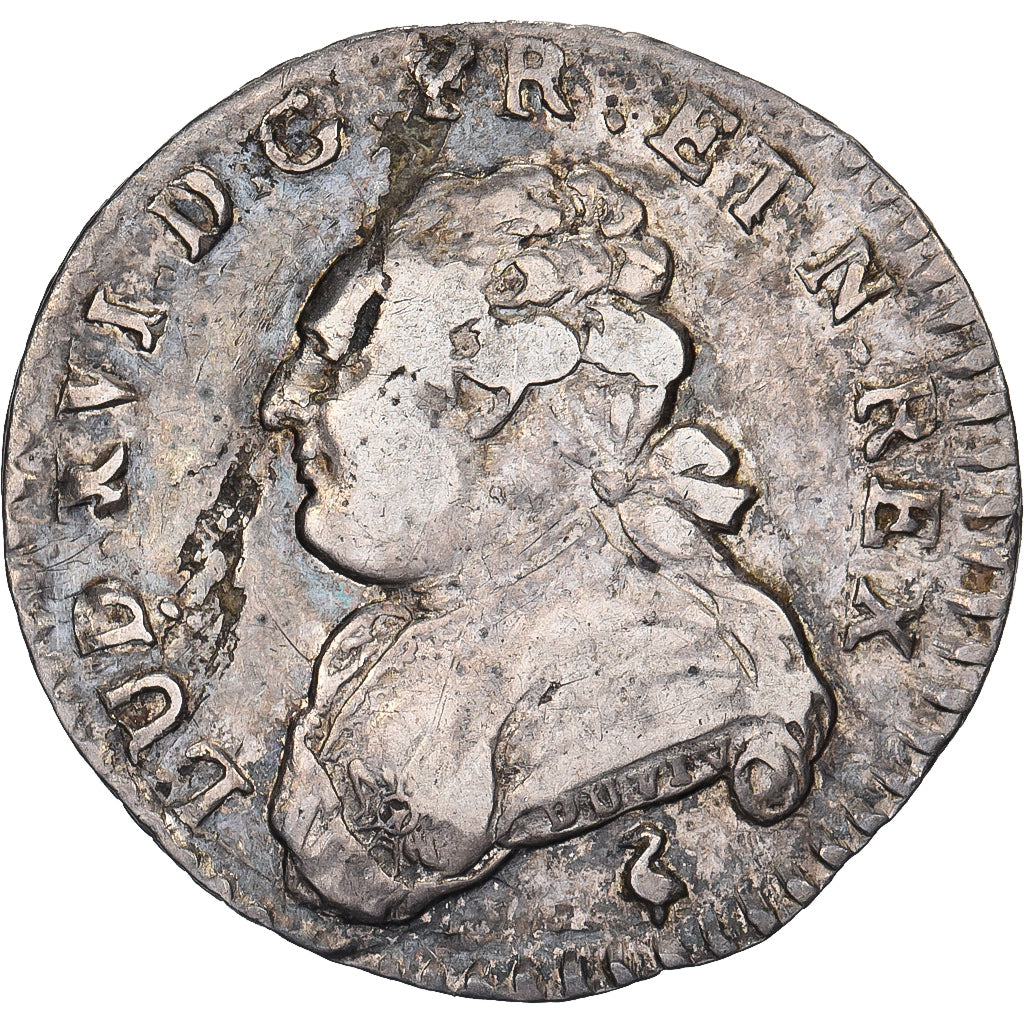 Francja, Louis XVI, 1/20 Ecu, 1782, Paris, Srebro, VF(30-35), Gadoury:352