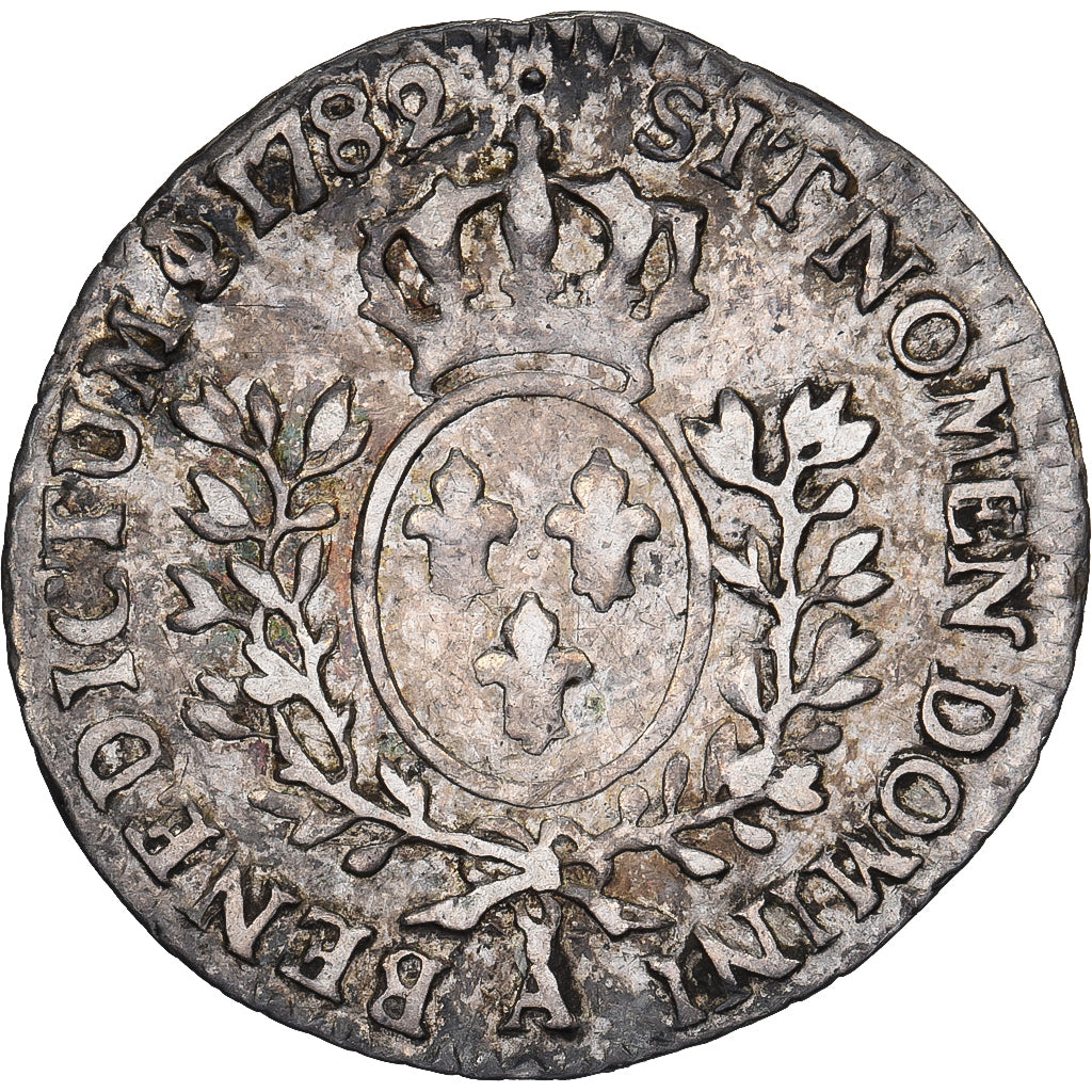 Francja, Louis XVI, 1/20 Ecu, 1782, Paris, Srebro, VF(30-35), Gadoury:352