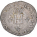 France, Henri II, Double Sol Parisis, 1550, Paris, Billon, VF(30-35)