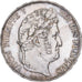 França, Louis Philippe I, 5 Francs, 1847, Paris, Prata, MS(63), Gadoury:678a