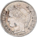 France, 20 Centimes, Cérès, 1851, Paris, Silver, AU(50-53), Gadoury:303