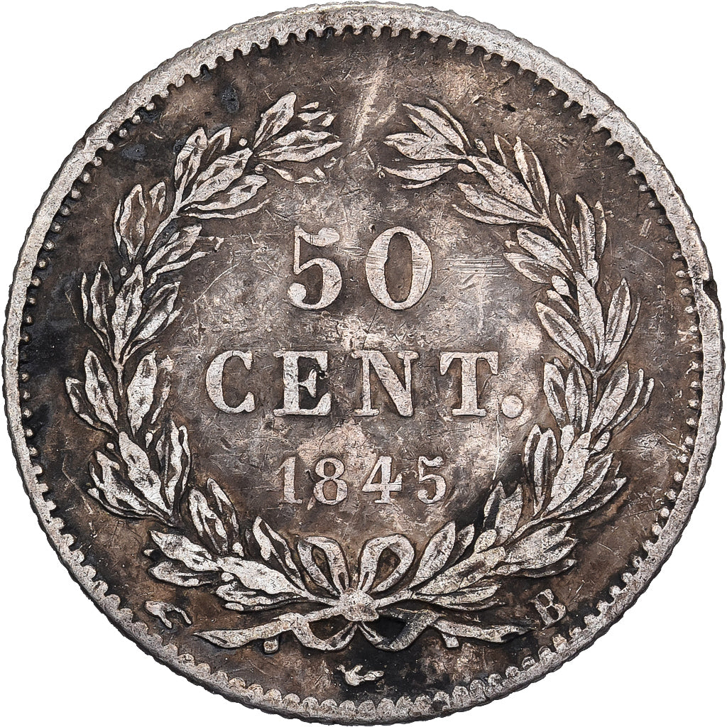 Frankreich, Louis Philippe I, 50 Centimes, 1845, Rouen, Silber, SS, Gadoury:410