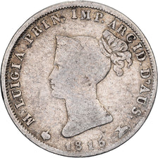 Duchy of Parma and Piacenza, Maria Luigia, 10 Soldi, 1815, Milan, Zilver, ZG+