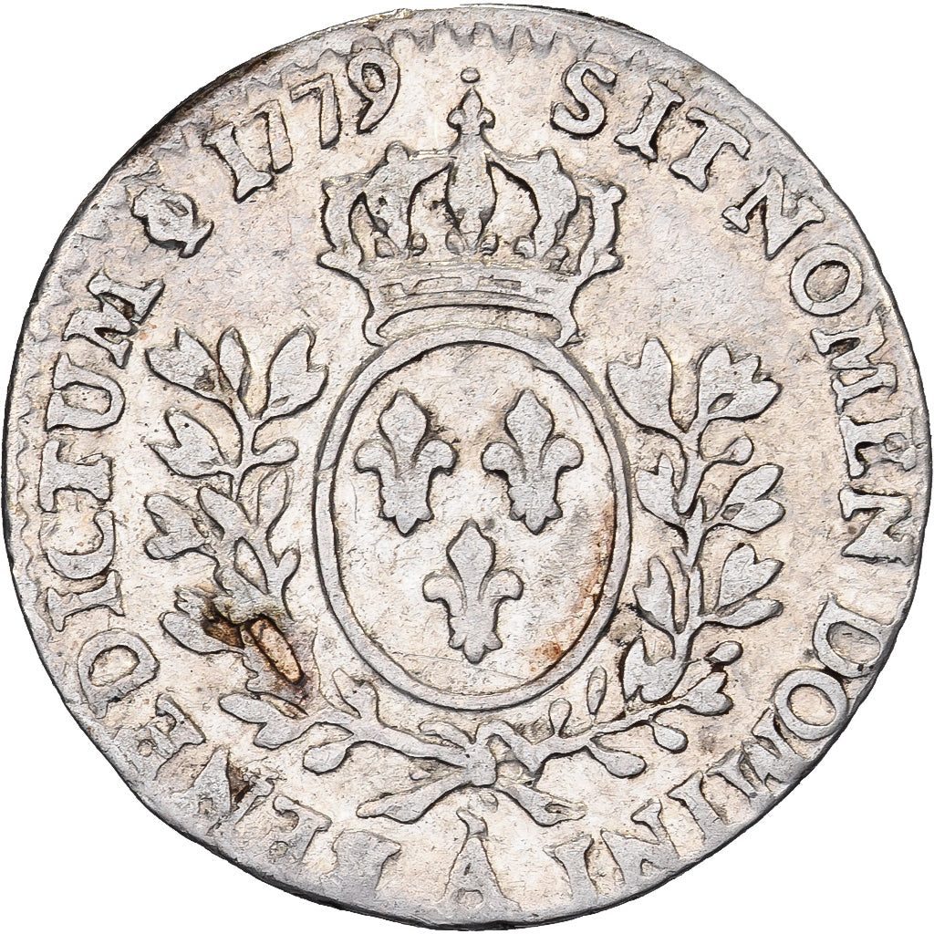 Francia, Louis XV, 1/20 Écu à la vieille tête, 1779, Paris, Argento, MB+