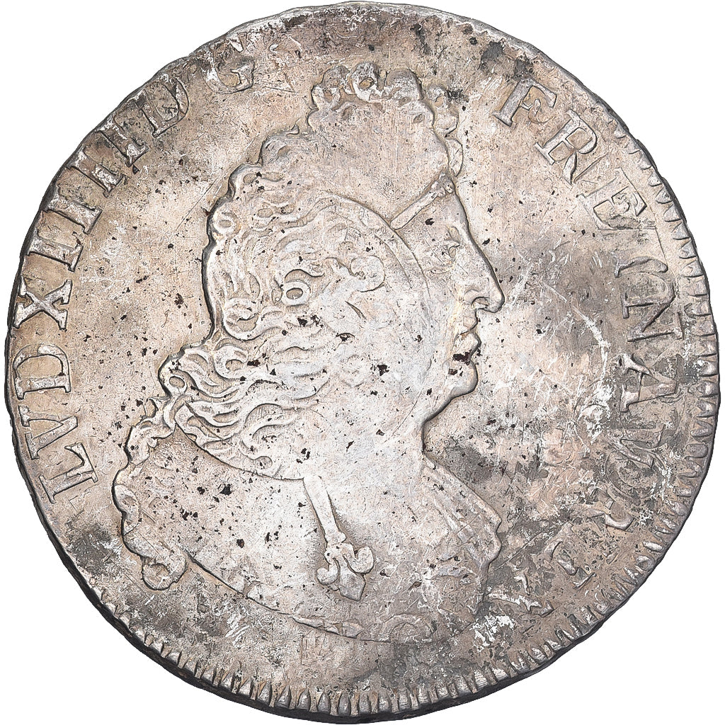 Francja, Louis XIV, 1/2 Écu aux 8 L, 1704, Paris, reformed, Srebro, EF(40-45)