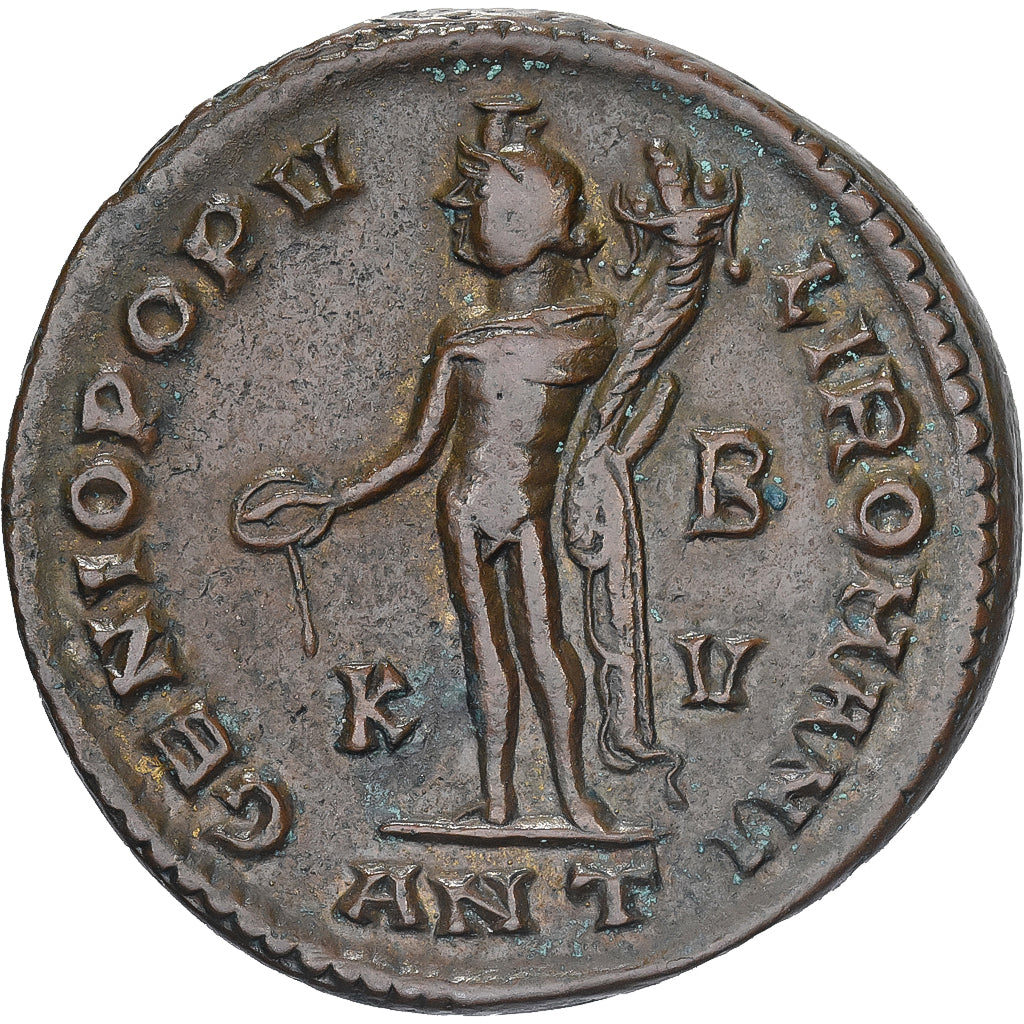 Constantius Chlorus, Follis, 300-301, Antioch, Bronze, AU(50-53), RIC:55a