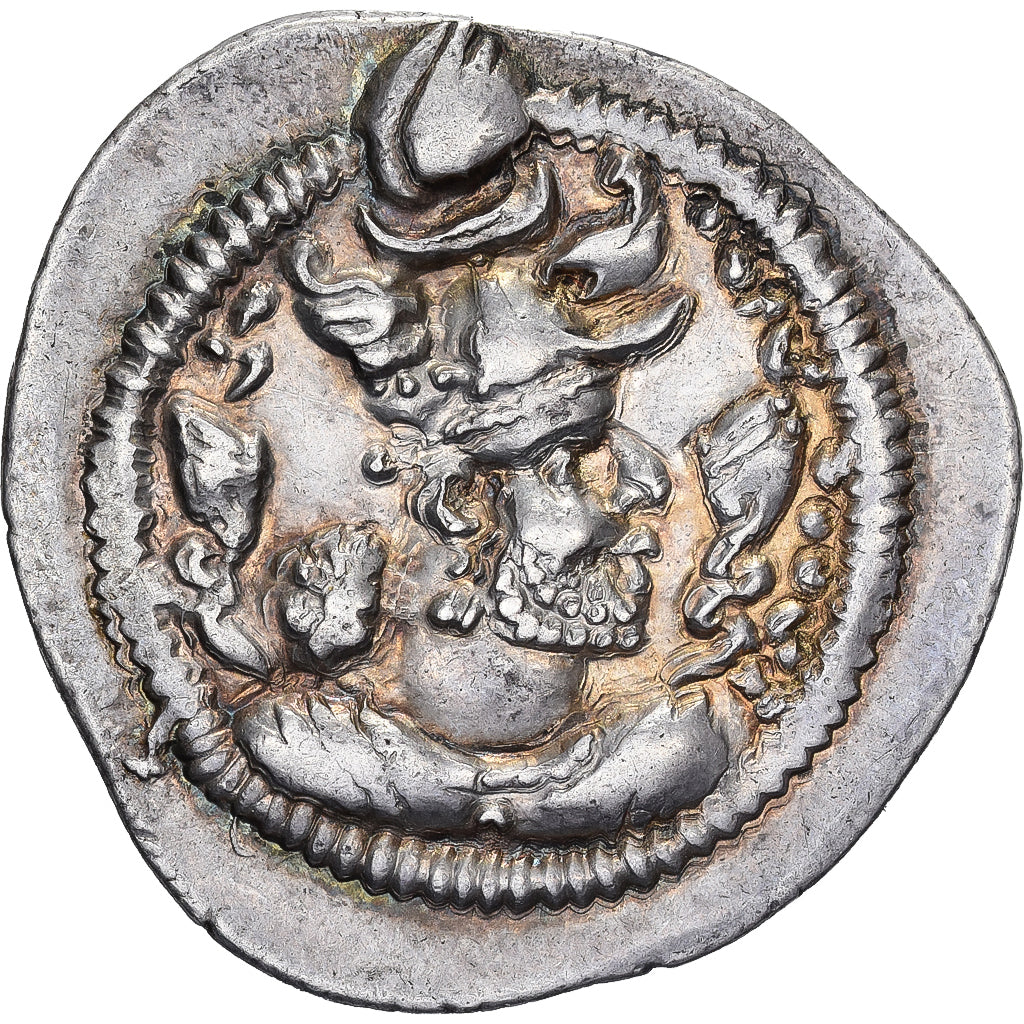 Królowie sasadzyńscy, Peroz I, Drachm, ca. 457/9-484, Srebro, AU(50-53)
