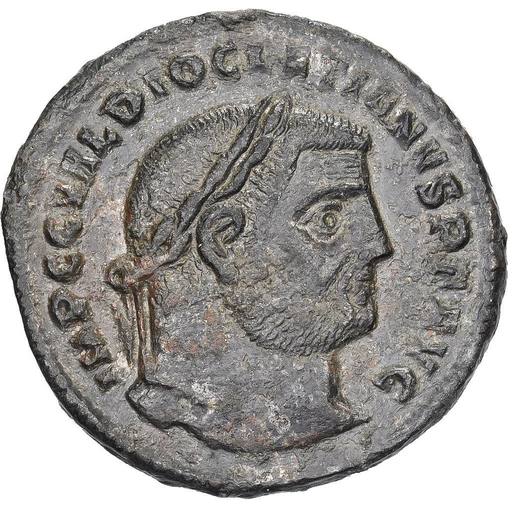Diocletian, Follis, 296-297, Heraclea, Bronze, AU(50-53), RIC:17a