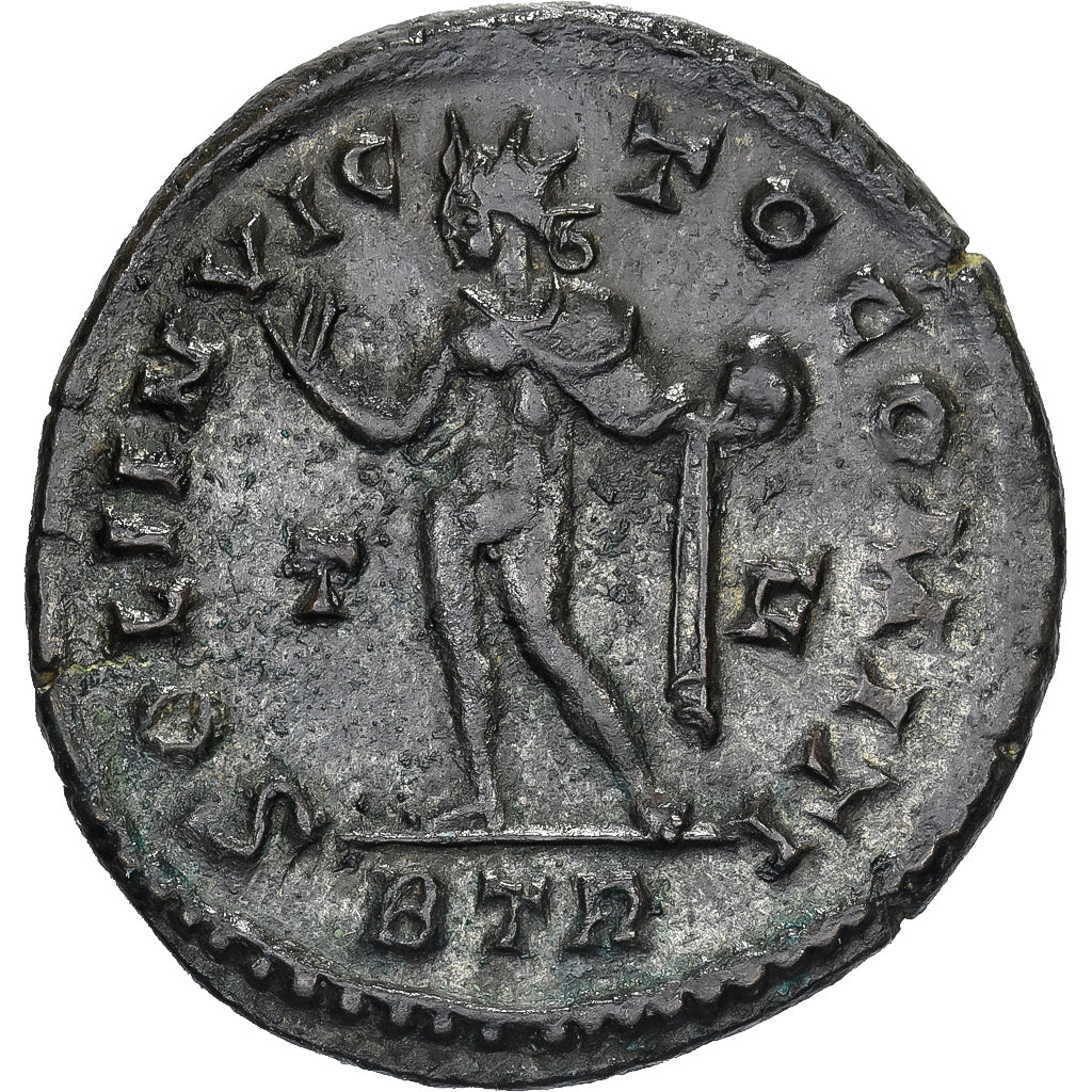 Constantine I, Follis, 310-318, Trier, Bronzo, SPL-, RIC:105