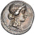 Julius Caesar, Denarius, 47-46 BC, Military mint in North Africa, Plata, MBC+