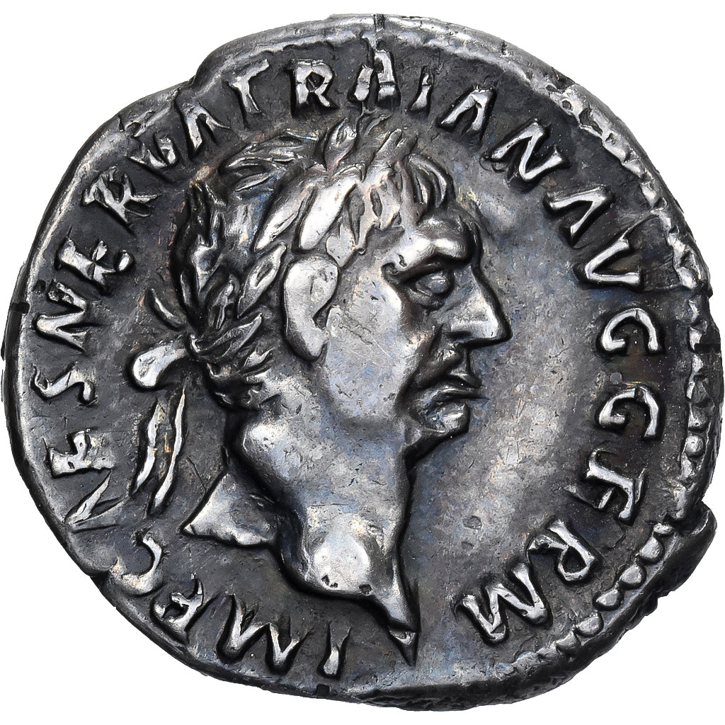 Trajan, Denarius, 98-99, Rome, Silber, SS+, RIC:11