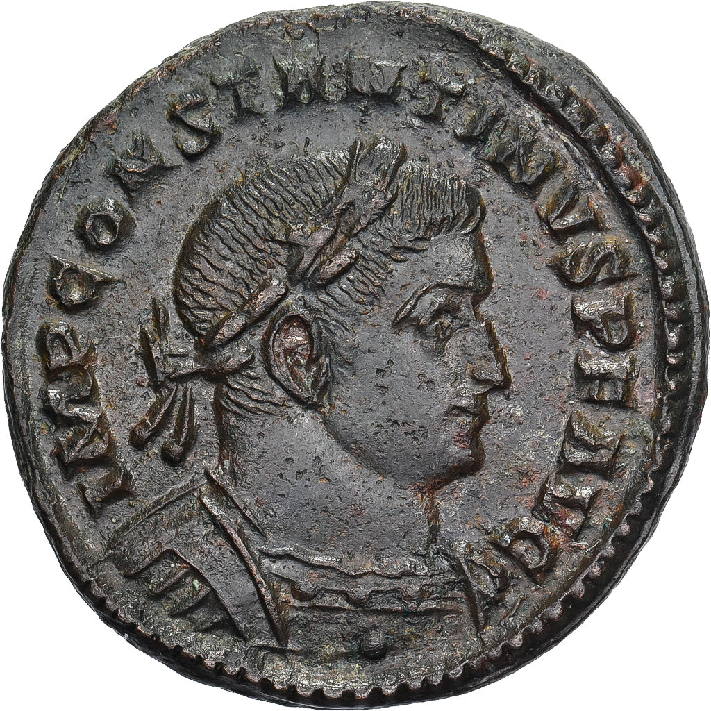 Constantine I, Follis, 307-308, Trier, Bronze, VZ+, RIC:781