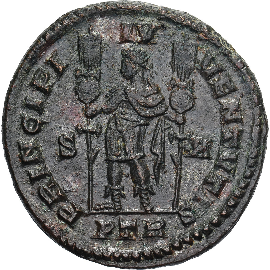 Constantine I, Follis, 307-308, Trier, Bronze, VZ+, RIC:781