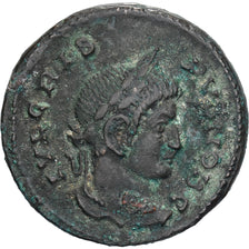 Crispus, Follis, 323-324, Lyon - Lugdunum, Bronze, SS+