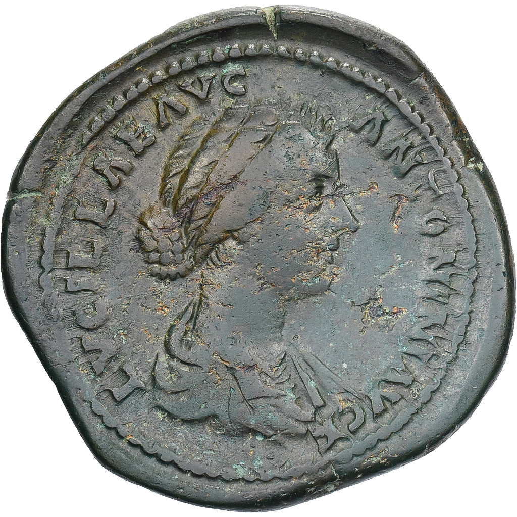 Lucilla, Sestertius, 164-169, Rome, Bronze, EF(40-45), RIC:1763