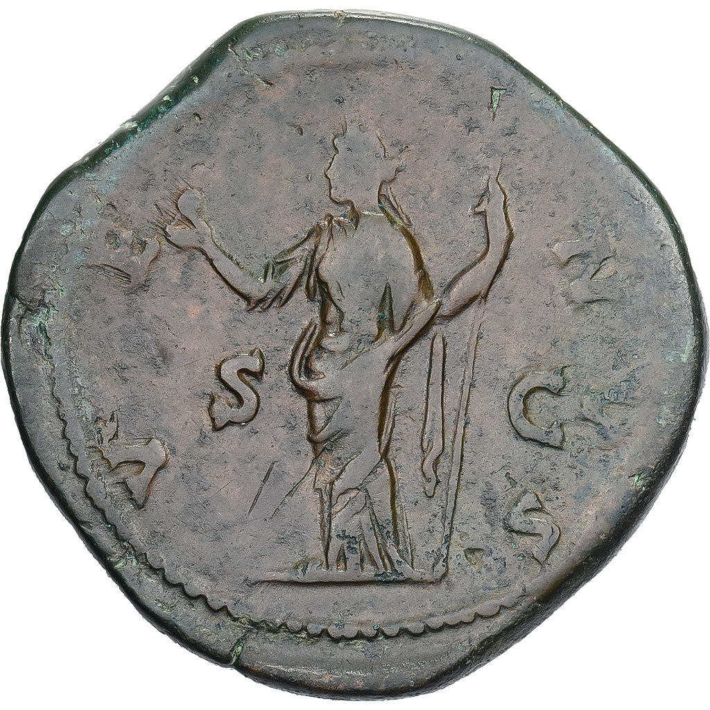 Lucilla, Sestertius, 164-169, Rome, Bronze, EF(40-45), RIC:1763