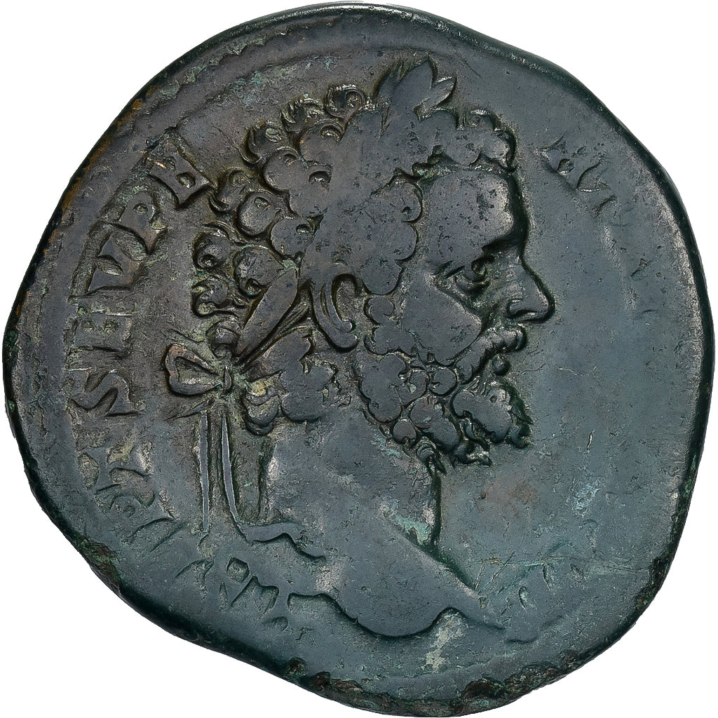 Septime Sévère, Sesterce, 195-196, Rome, Bronze, TB+, RIC:701