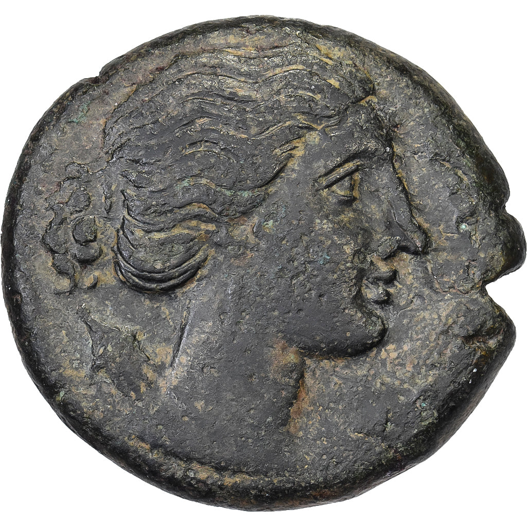 Sicily, Agatocle, Æ Unit, 304-289 BC, Syracuse, Bronzo, BB+, HGC:2-1537