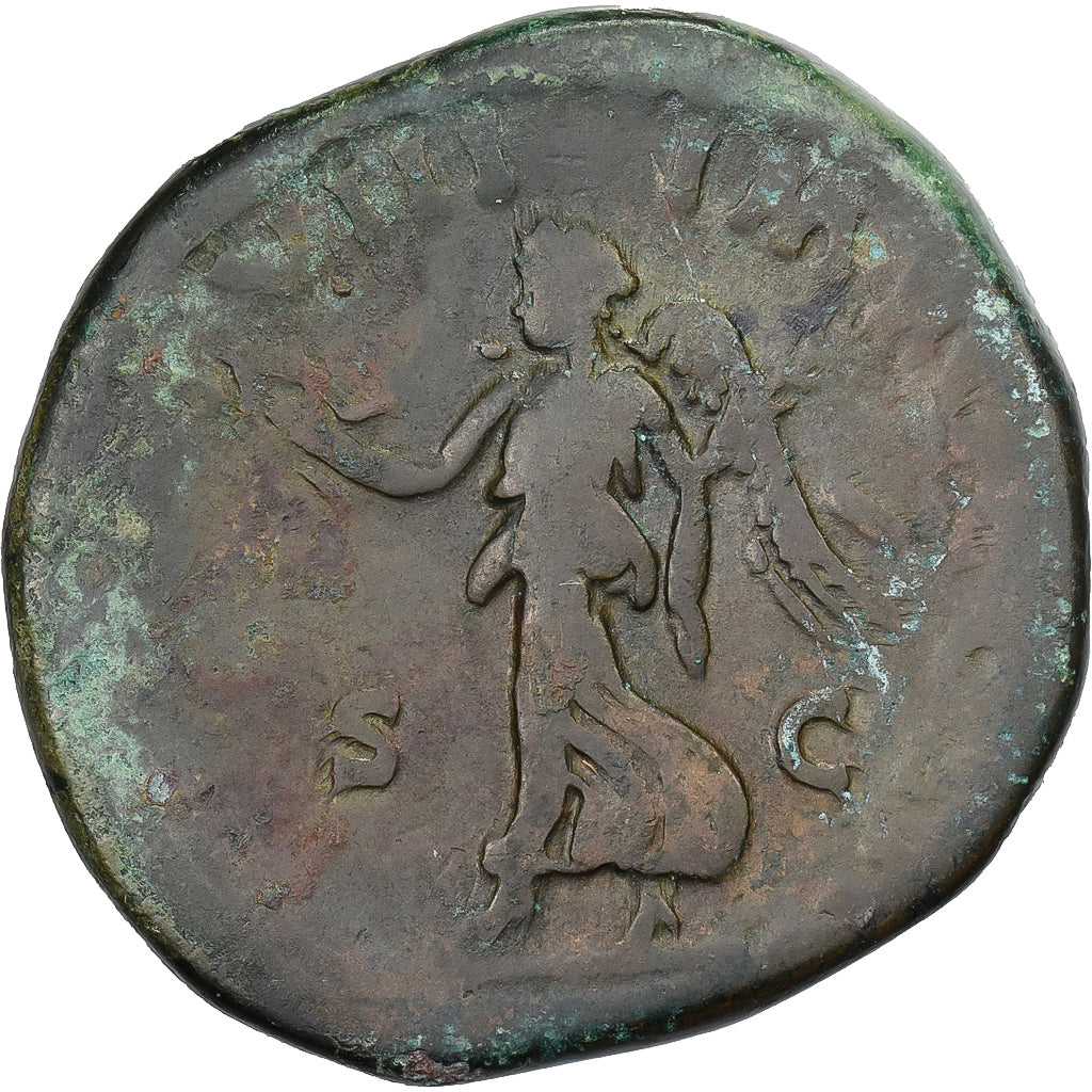 Lucius Verus, Sestertius, 168, Rome, Bronze, VF(30-35), RIC:1478