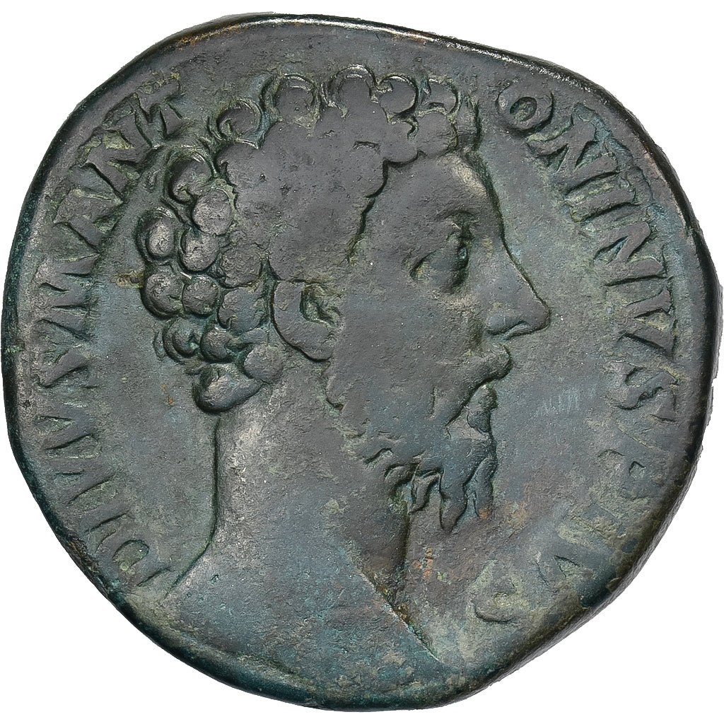 Divus Marcus Aurelius, Sesterz, 180, Rome, Bronze, S+, RIC:654