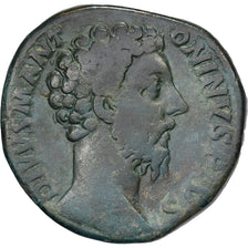Divus Marcus Aurelius, Sestertius, 180, Rome, Bronzen, FR+, RIC:654