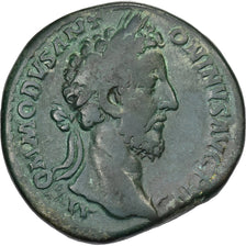 Commode, Sestertius, 183-184, Rome, Bronzen, FR+, RIC:404