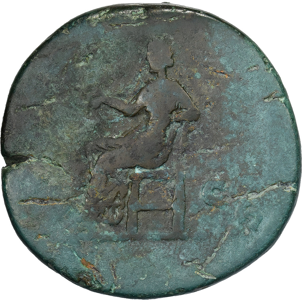 Crispina, Sestercio, 178-191, Rome, Bronce, BC+, RIC:672