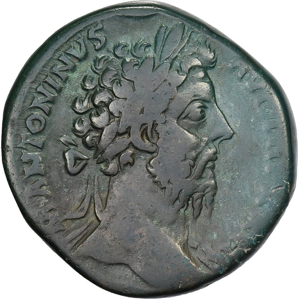 Marcus Aurelius, Sesterzio, 172-173, Rome, Bronzo, MB+, RIC:1075