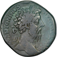 Marcus Aurelius, Sestertius, 172-173, Rome, Bronzen, FR+, RIC:1075