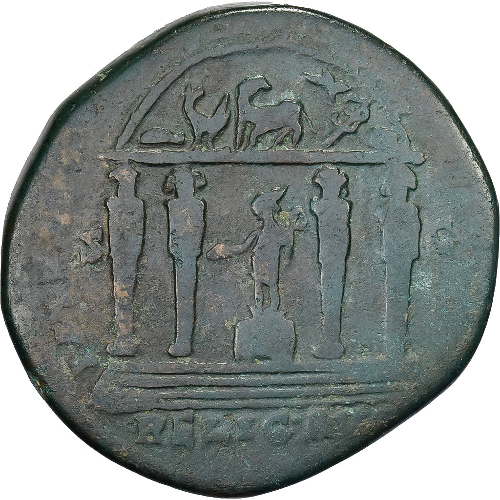 Marcus Aurelius, Sesterzio, 172-173, Rome, Bronzo, MB+, RIC:1075