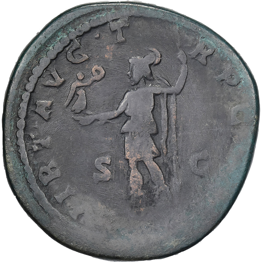 Septimius Severus, Sestercio, 193, Rome, Bronce, BC+, RIC:657