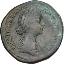 Lucilla, Sesterzio, 164-169, Rome, Bronzo, MB+, RIC:1779