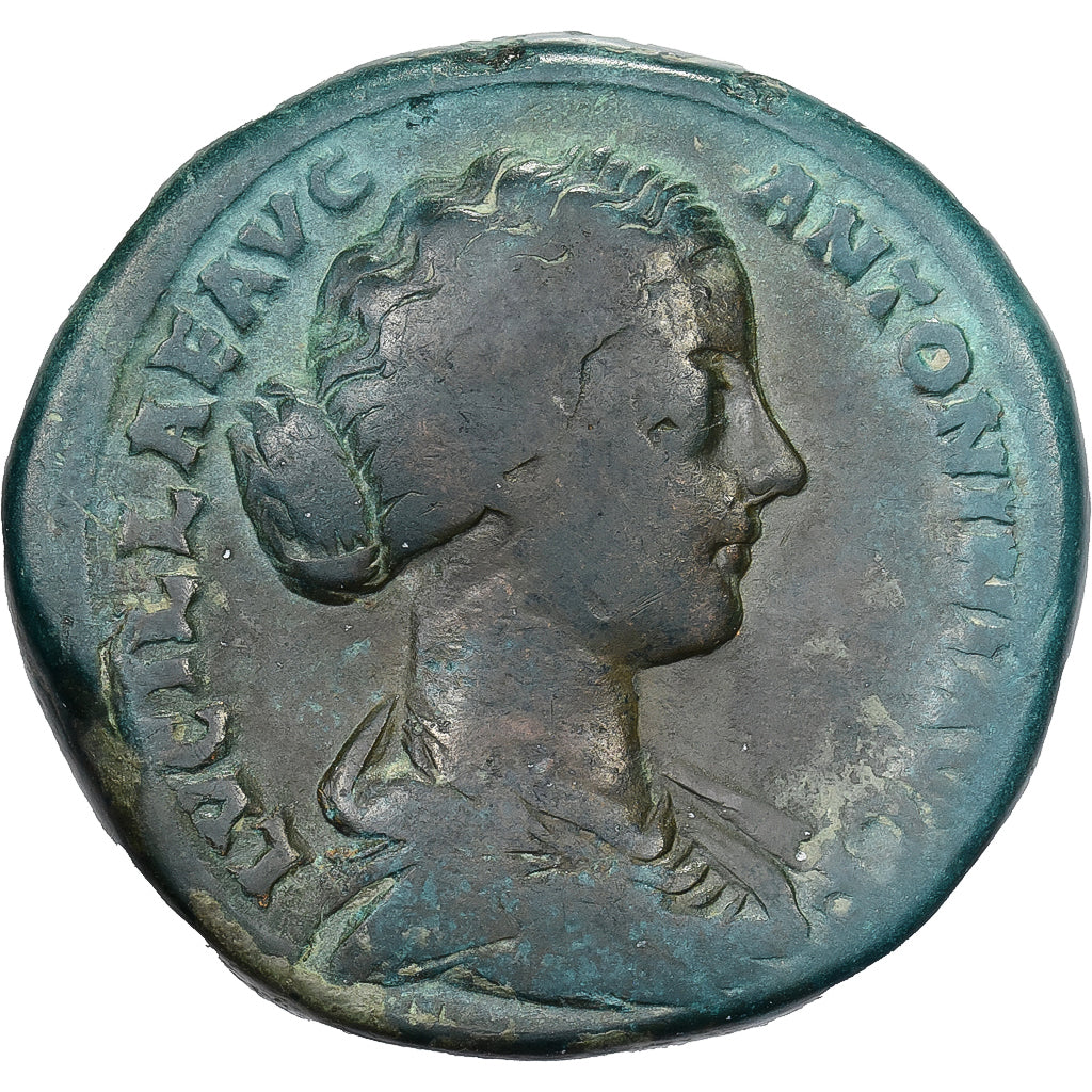 Lucilla, Sestertius, 164-169, Rome, Brązowy, VF(20-25), RIC:1747