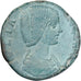 Julia Domna, Sesterce, 196-211, Rome, Bronze, TB, RIC:848