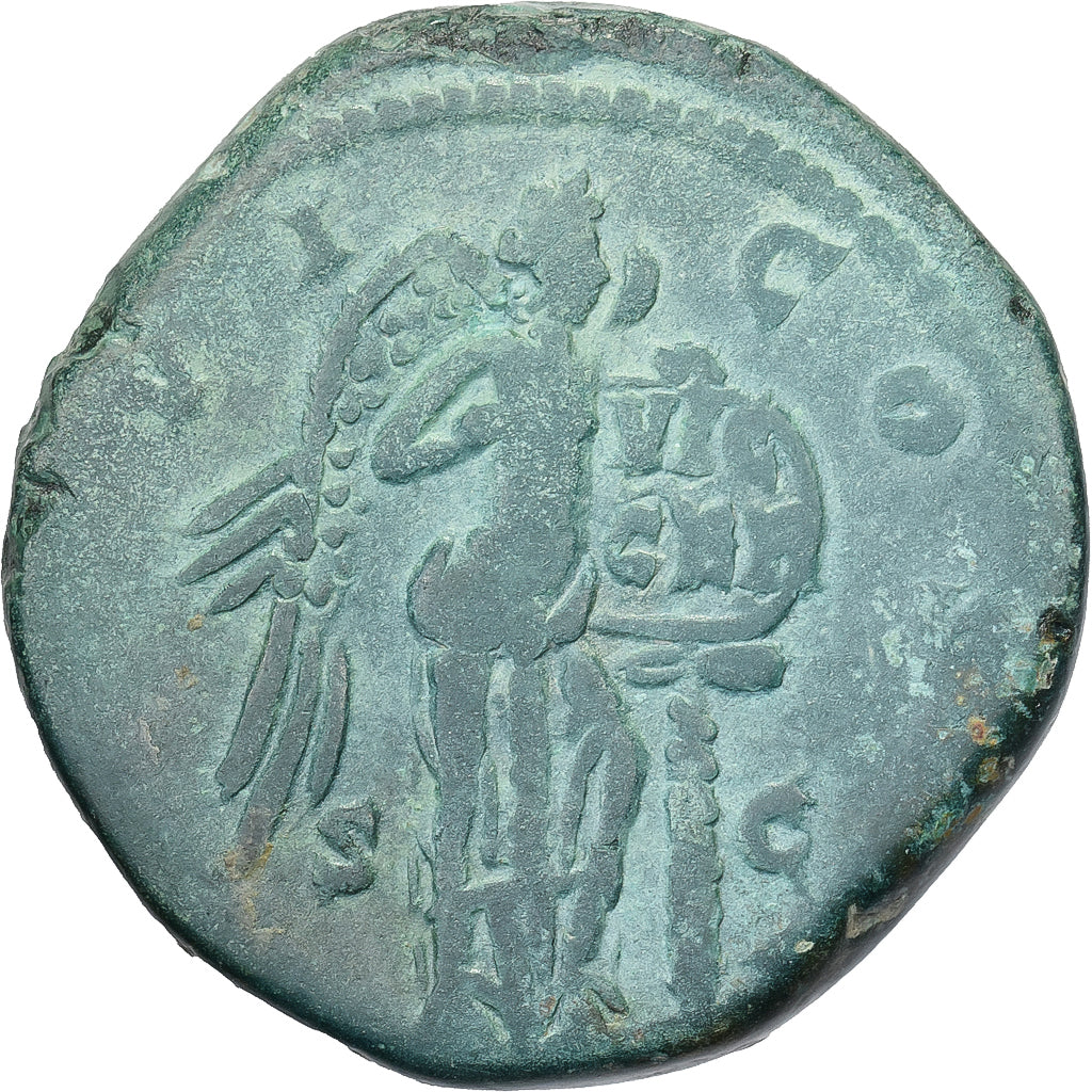 Marcus Aurelius, Sestertius, 171-172, Rome, Brązowy, VF(30-35), RIC:1029